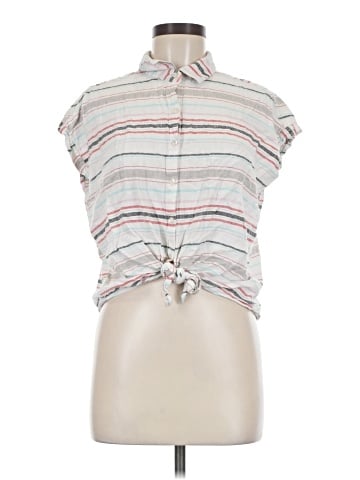 Weatherproof Sleeveless Button-Down Shirt (view 1)