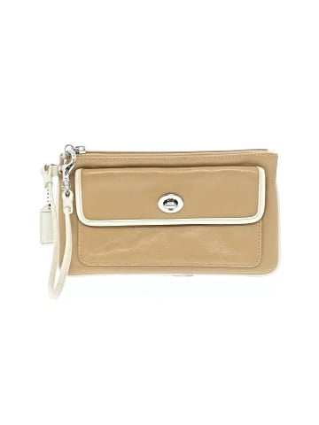 Coach Factory Leather Wristlet (view 1)