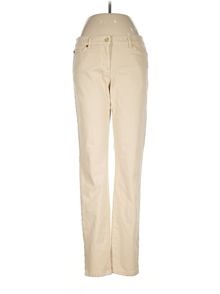 Pre-owned J. Mclaughlin Jeans In Ivory