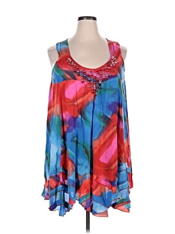 Denim 24/7 Sleeveless Blouse (view 1)