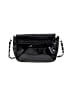 Big Buddha 100% Polyurethane Chevron-herringbone Black Shoulder Bag One size - photo 3