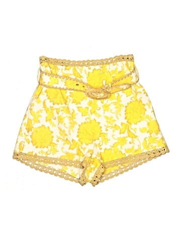 Zimmermann Belted Floral-Print Shorts (view 1)