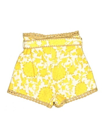 Zimmermann Belted Floral-Print Shorts (view 2)