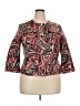 Ruby Rd. Paisley Red Blazer Size 18 - photo 1