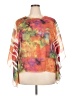 Moa Moa 100% Polyester Orange Kimono Size 2X - photo 1