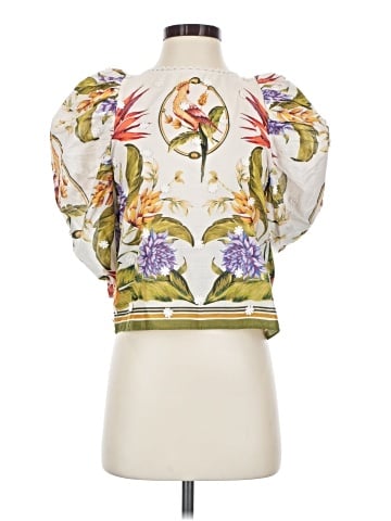 FARM Rio Short Sleeve Blouse (view 1)