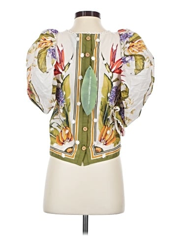 FARM Rio Short Sleeve Blouse (view 2)
