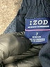 IZOD 100% Polyester Solid Black Skort Size 7 - photo 3