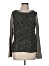 Le Lis Chevron-herringbone Black Pullover Sweater Size M - photo 1