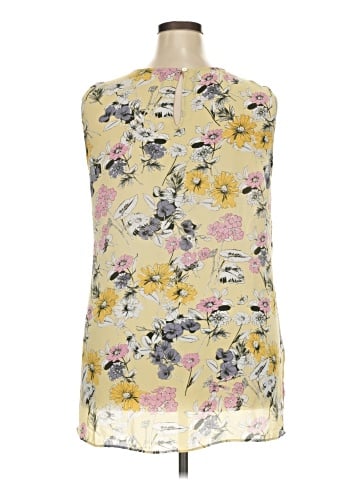 Rose + Olive Sleeveless Blouse (view 2)