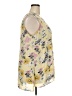 Rose + Olive 100% Polyester Yellow Sleeveless Blouse Size 2X - photo 4