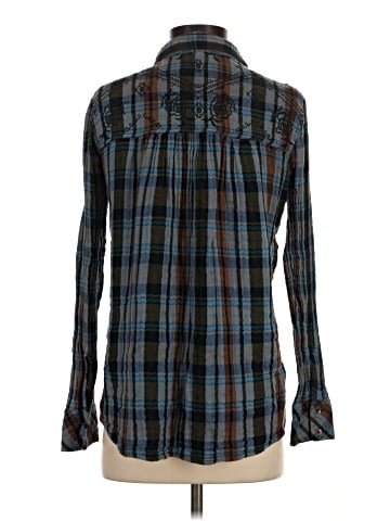 Free People Long Sleeve Button-Down Shirt (view 2)