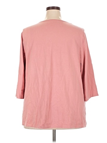SUPREMA Essentials by Catherines 3/4 Sleeve T-Shirt (view 2)