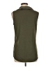 Notations Green Sleeveless Button-Down Shirt Size M - photo 2