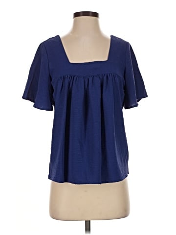 Bobeau Short Sleeve Blouse (view 1)