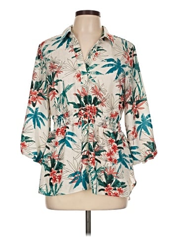 Sara Michelle 3/4 Sleeve Blouse (view 1)