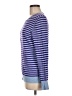 Talbots Stripes Purple Blue Pullover Sweater Size M - photo 5