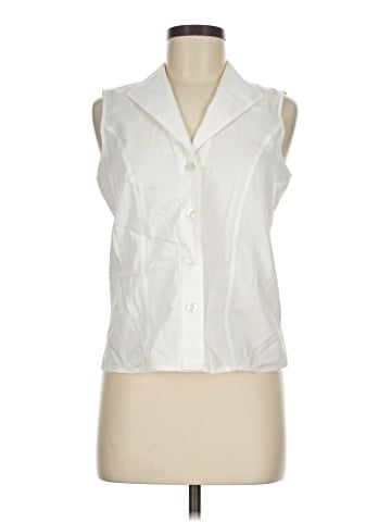 Calvin Klein Sleeveless Button-Down Shirt (view 1)