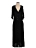Gap 100% Polyester Solid Black Casual Dress Size S - photo 1
