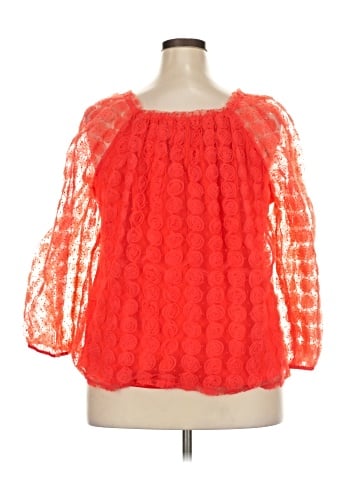 Cato 3/4 Sleeve Blouse (view 2)