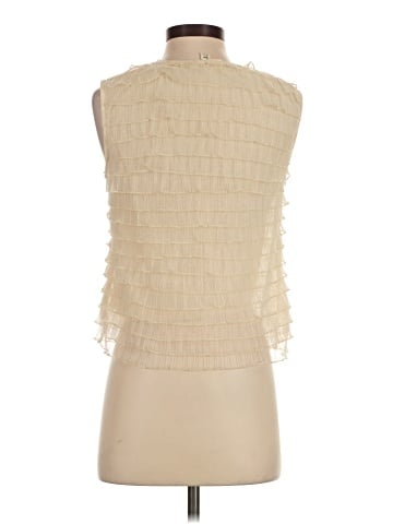 Blue Tassel Sleeveless Blouse (view 2)