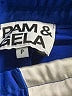 Pam & Gela 100% Polyester Color Block Blue Track Pants Size P (petite) - photo 7