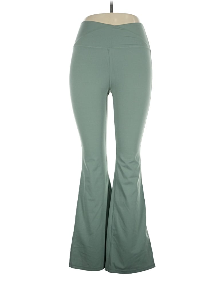 Pre-owned Yogalicious Active Pants In Green