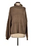 Splendid 100% Acrylic Brown Turtleneck Sweater Size S - photo 1