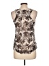 Bongo 100% Polyester Brown Sleeveless Blouse Size L - photo 2
