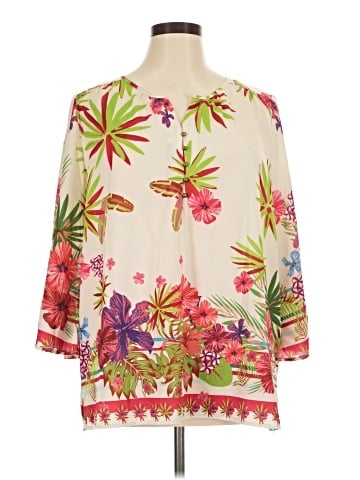 Suzanne Betro 3/4 Sleeve Blouse (view 1)