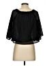 Maje 100% Polyester Black 3/4 Sleeve Blouse Size Sm (1) - photo 2