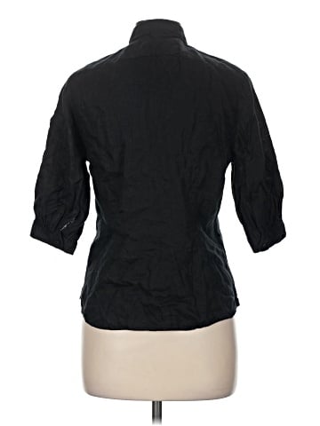 Lauren by Ralph Lauren 3/4 Sleeve Button-Down Shirt (view 2)