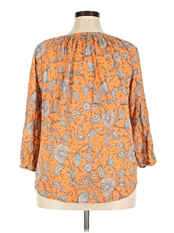Chaps 3/4 Sleeve Blouse (view 2)