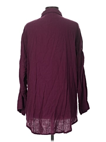 Melissa Odabash Long Sleeve Button-Down Shirt (view 2)