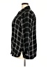 Old Navy 100% Rayon Plaid Black Long Sleeve Button-Down Shirt Size XXL - photo 5