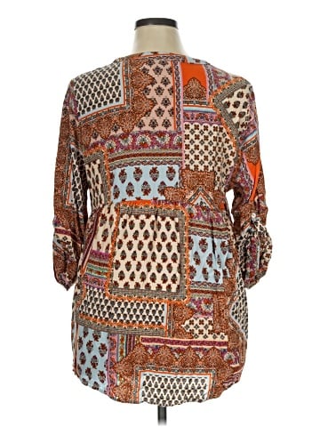 Jones & Co 3/4 Sleeve Blouse (view 2)