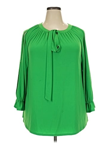 Cato 3/4 Sleeve Blouse (view 1)