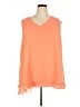 Cato 100% Polyester Orange Sleeveless Blouse Size 26 - 28 - photo 1