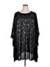 Ellos 100% Polyester Black Kimono Size 3X - photo 1