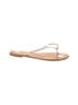 Charlotte Russe Ivory Flip Flops Size 6 - photo 1