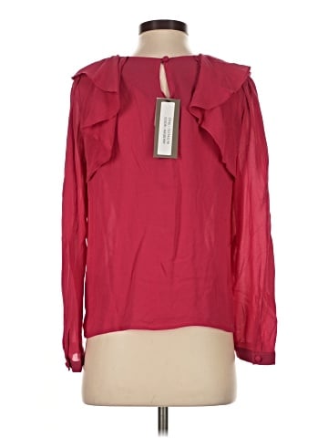 Corey Lynn Calter Long Sleeve Silk Top (view 2)