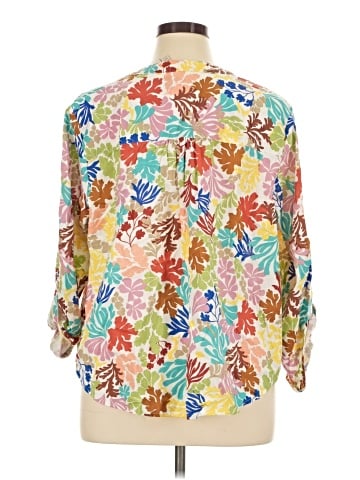 St. John's Bay 3/4 Sleeve Blouse (view 2)