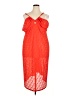 Open Edit Orange Cocktail Dress Size 4X - photo 1