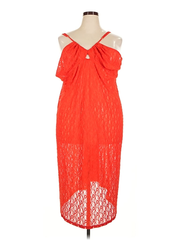Pre-owned Open Edit Cocktail Dress In Orange