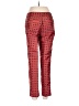 J.Crew Collection 100% Silk Print Red Silk Pants Size 4 - photo 2