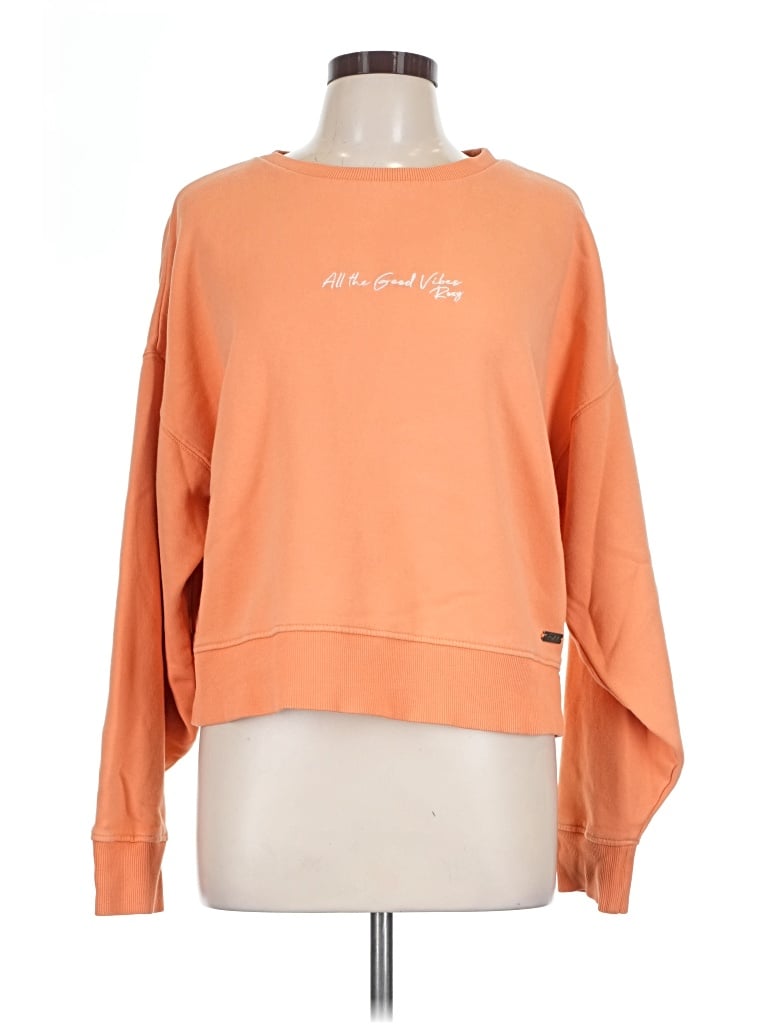 Pre-owned Roxy Sweatshirt In Orange