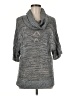 One World 100% Acrylic Gray Pullover Sweater Size M - photo 1