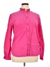 J.Crew Solid Pink Long Sleeve Button-Down Shirt Size 14 - photo 1