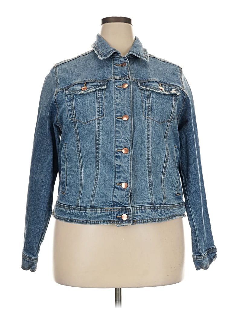 Pre-owned Universal Thread Denim Jacket In Blue