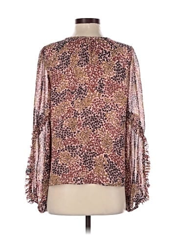 Joie Long Sleeve Silk Top (view 2)